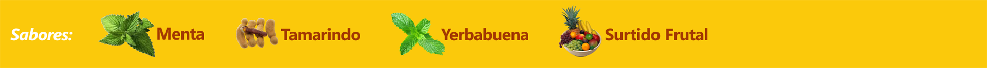 Sabores promocionales Grageas y Gomas con publicidad